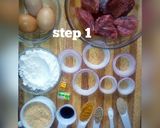 A picture of step 1 of Minced meat in onion Ring.