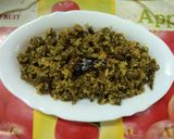 A picture of step 4 of Beans Poriyal.