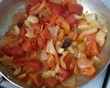 A picture of step 3 of Shahi paneer.