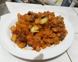 Foto langkah ke 4 dari resep Sambal goreng kentang Ati ayam.