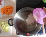 Σούπα-βάλσαμο, με πράσα, καρότα και πατάτες φωτογραφία βήματος 2