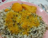 عکس مرحله 4 از دستور سبزی پلو با مرغ(سحری)😋