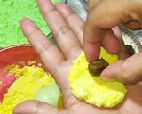 Foto langkah ke 3 dari resep Cara Membuat Kue Klepon Singkong yang Kenyal dan Enak.