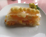 Foto del paso 9 de la receta: Lasaña de gelatina de lima con macedonia de frutas