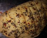 A picture of step 12 of Cheese stuffed garlic bread.