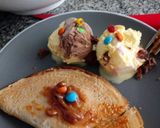 Foto del paso 2 de la receta: Panqueques con manjar y helado
