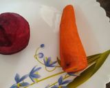 A picture of step 1 of Beetroot sandwich.