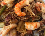 Foto del paso 13 de la receta: Fideuà de potón, gambones, ajos tiernos y dátiles medjol