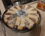 A picture of step 6 of Semifreddo with Pavesini Cookies.