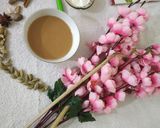 A picture of step 2 of Irani chai recipe.