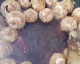 A picture of step 4 of My Garlic Buttered Mustard Mushrooms in a creamy sauce 😀.
