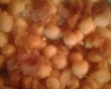 A picture of step 1 of Potato cholay chatt.