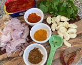 A picture of step 1 of Spicy Mackerel Bhuna#MyCookbook.