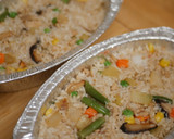 Foto langkah ke 2 dari resep Cheese Baked Chicken Rice Mushroom / Nasi Panggang Mozarella.