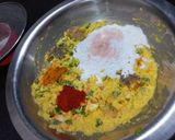 A picture of step 3 of Satvic Corn {Triple C} Fritters.