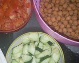 A picture of step 2 of Chickpea salad.
