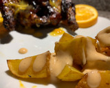Foto del paso 3 de la receta: Codorniz en salsa de naranja y papas bravas