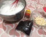 Foto langkah ke 8 dari resep No-Bake Klappertart Dengan Frosting Swiss Meringue Cream.