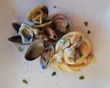 A picture of step 7 of Linguine with Fresh Clams.