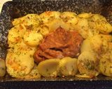 Almás-krumplis köret recept fázis 4 fotója