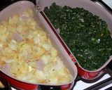 Foto del paso 4 de la receta: Puré de papas encebollado con espinacas