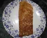 A picture of step 5 of Masala(little) dosa.