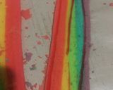 Foto langkah ke 5 dari resep Rainbow mini gulung.