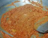 A picture of step 7 of Paneer Kolhapuri.