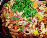 A picture of step 5 of Syrian Chicken Shawarma Fatteh.