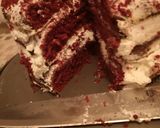 Red velvet cake/ vörös bársony torta recept fázis 4 fotója