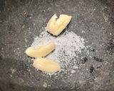 A picture of step 2 of Lebanese Balila (chickpeas with garlic and olive oil) - under 30 minutes.