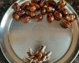 A picture of step 2 of Chocolate almonds dates.