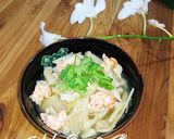 Hình bước làm 2 của món Canh mít non nấu tôm