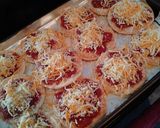A picture of step 3 of Mini "Scrap" Pizzas.