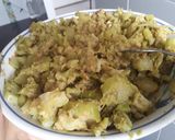 Foto del paso 1 de la receta: Brócoli en tortilla!!!😋🥦🧀🍳🥚🍅🌰
