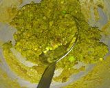 A picture of step 2 of Sprouts kachori.