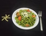 A picture of step 5 of Broccoli Spinach Sauce Pasta.