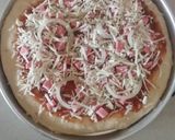 Foto langkah ke 4 dari resep Roti toping sosis (pizza style).