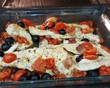 Foto del paso 7 de la receta Pechugas de pavo con tomate, beicon y aceitunas