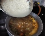 A picture of step 5 of Masala rice.