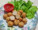 Foto langkah ke 7 dari resep Bakso Ayam Kenyal dan Gurih.