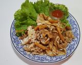 รูปขั้นตอนการทำที่ 5 ของ คั่วไก่เส้นไข่ขาว