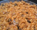 A picture of step 9 of Super Easy Garlic Olive Fusilli for Beginners.