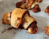 Kovászos kakaós-fahéjas kiflicske recept fázis 11 fotója
