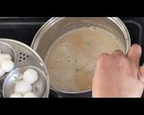 A picture of step 4 of Leftover rice paal kolukattai.