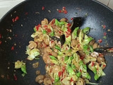 Tumis Jamur Kembang Turi