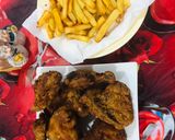 A picture of step 6 of KFC style chicken.