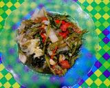 Foto langkah ke 9 dari resep Tumis kangkung & tahu tempe goreng.