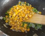 A picture of step 4 of Corn Tikki.