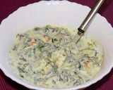 A picture of step 5 of Potato paneer and Spinach Salad.